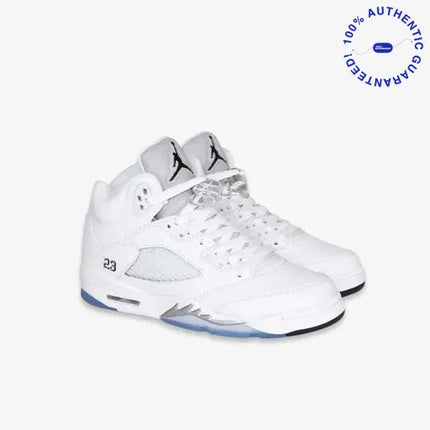 *PRE-ORDER* Air Jordan 5 Retro 'White / Metallic Silver' (2026) (GS) | SOLE SERIOUSS [2]