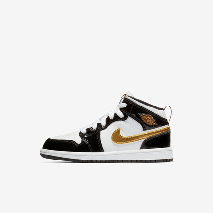 (PS) Air Jordan 1 Mid SE 'Patent Metallic Gold' (2018) BQ6932-007 - SOLE SERIOUSS (1)