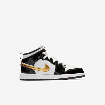 (PS) Air Jordan 1 Mid SE 'Patent Metallic Gold' (2018) BQ6932-007 - SOLE SERIOUSS (2)