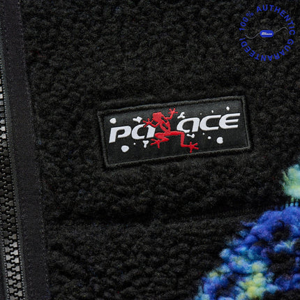 Palace 'Frogger' Reversible Fleece Jacket Black Frog (FW25) | SOLE SERIOUSS [5]