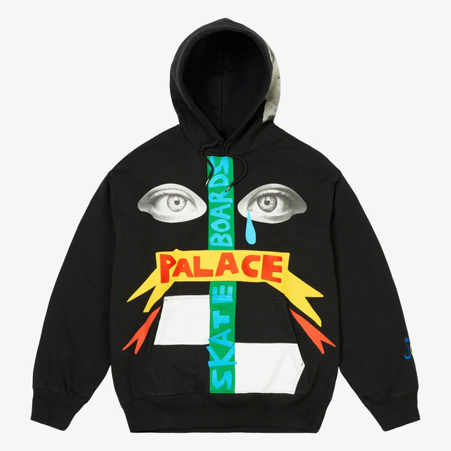 Palace x JCC+ Pullover Hoodie Black (SS25) | SOLE SERIOUSS [1]