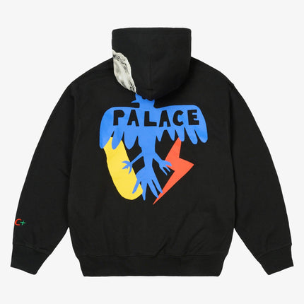 Palace x JCC+ Pullover Hoodie Black (SS25) | SOLE SERIOUSS [2]