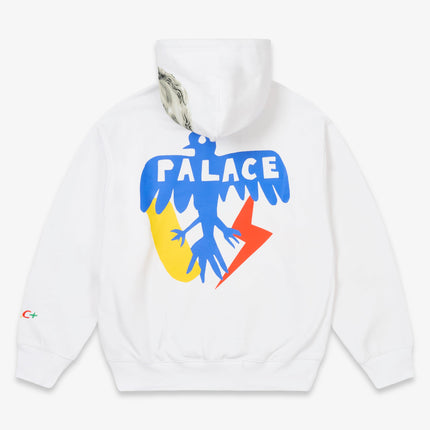 Palace x JCC+ Pullover Hoodie White (SS25) | SOLE SERIOUSS [2]