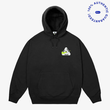 Palace x Nike Pullover Hooded Sweatshirt 'Tri Swoosh' Black (FW25) | SOLE SERIOUSS [2]