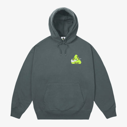 Palace x Nike Pullover Hooded Sweatshirt 'Tri Swoosh' Charcoal Grey (FW25) | SOLE SERIOUSS [2]