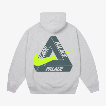 Palace x Nike Pullover Hooded Sweatshirt 'Tri Swoosh' Grey Marl (FW25) | SOLE SERIOUSS [1]
