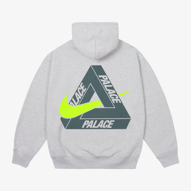 Palace x Nike Pullover Hooded Sweatshirt 'Tri Swoosh' Grey Marl (FW25) | SOLE SERIOUSS [1]