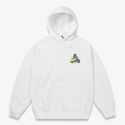 Palace x Nike Pullover Hooded Sweatshirt 'Tri Swoosh' White (FW25) | SOLE SERIOUSS [2]