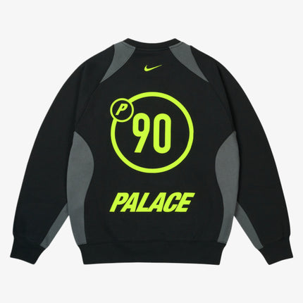Palace x Nike 'Total 90' Crewneck Sweatshirt Black (FW25) | SOLE SERIOUSS [2]