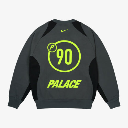 Palace x Nike 'Total 90' Crewneck Sweatshirt Charcoal Grey (FW25) | SOLE SERIOUSS [2]