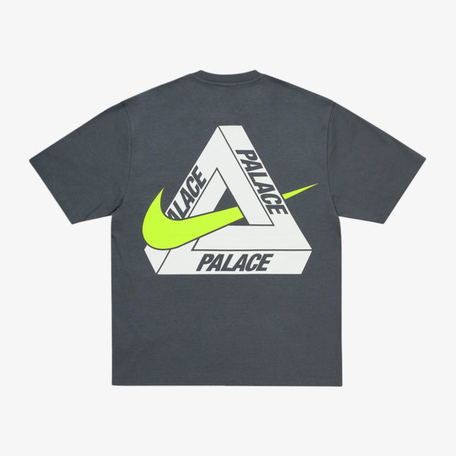 Palace x Nike 'Tri Swoosh' T-Shirt Charcoal Grey (FW25) | SOLE SERIOUSS [1]