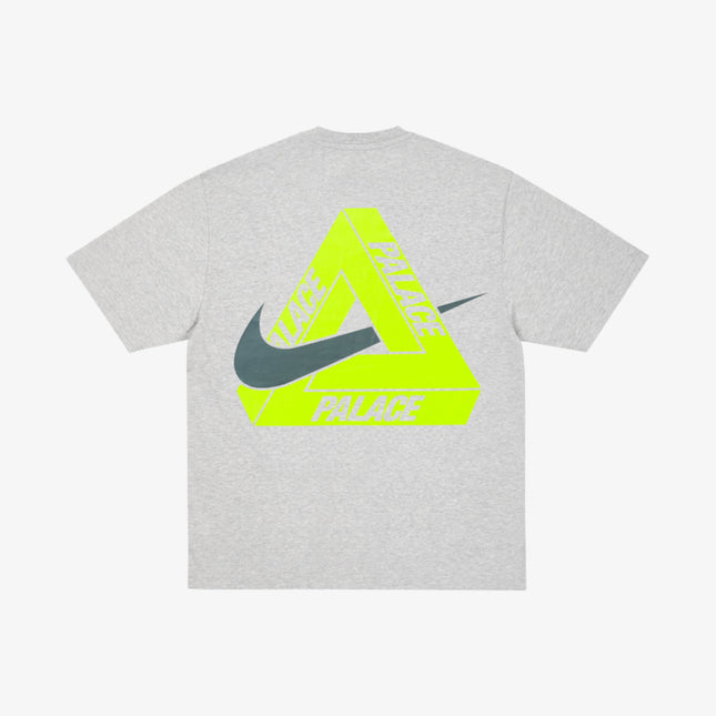 Palace x Nike 'Tri Swoosh' T-Shirt Grey Marl (FW25) | SOLE SERIOUSS [1]