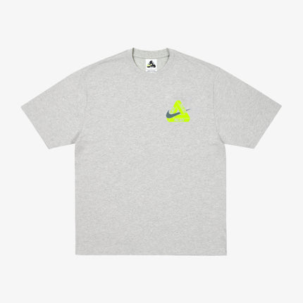 Palace x Nike 'Tri Swoosh' T-Shirt Grey Marl (FW25) | SOLE SERIOUSS [2]