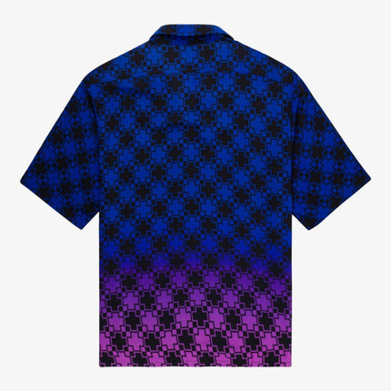 Pink Dolphin Button Up Lounge Shirt Sunrise Checker - SOLE SERIOUSS (2)