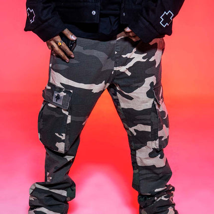 Pink Dolphin Cargo Pants Camo - SOLE SERIOUSS (5)