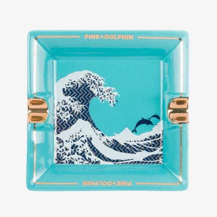 Pink Dolphin 'Tsunami' Ashtray Teal - SOLE SERIOUSS (2)