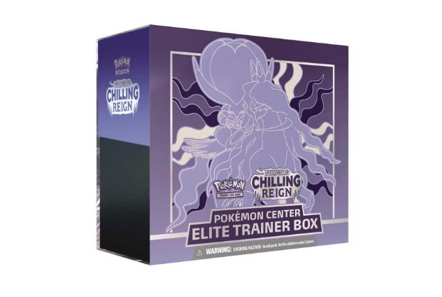 Pokémon TCG Sword & Shield 'Chilling Reign Shadow Rider Calyrex' Elite Trainer Box (Pokémon Center Exclusive) - SOLE SERIOUSS (1)