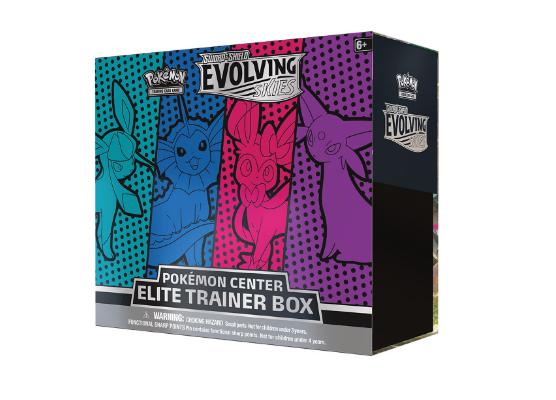 Pokémon TCG Sword & Shield 'Evolving Skies Glaceon / Vaporeon / Sylveon / Espeon' Elite Trainer Box (Pokémon Center Exclusive) - SOLE SERIOUSS (1)