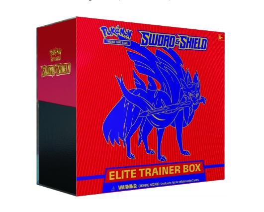 Pokémon TCG Sword & Shield 'Zacian' Elite Trainer Box - SOLE SERIOUSS (1)