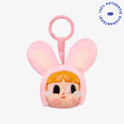 Pop Mart CRYBABY x The Powerpuff Girls 'Bunny Blossom' Vinyl Face Plush Pendant | SOLE SERIOUSS [1]