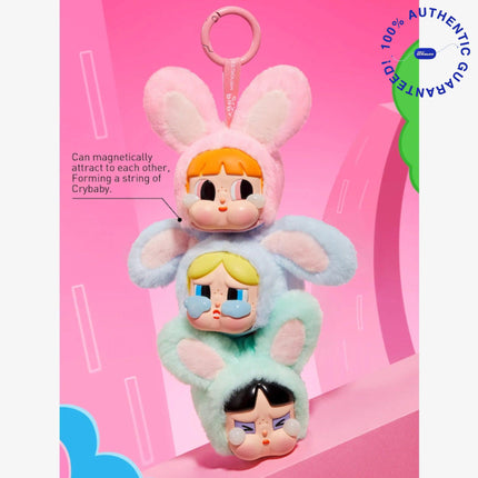 Pop Mart CRYBABY x The Powerpuff Girls 'Bunny Buttercup' Vinyl Face Plush Pendant | SOLE SERIOUSS [3]