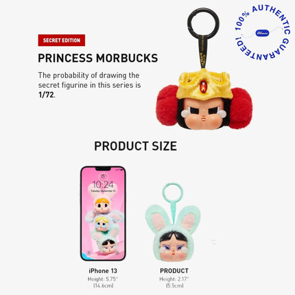 Pop Mart CRYBABY x The Powerpuff Girls 'Secret Edition: Princess Morbucks' Vinyl Face Plush Pendant | SOLE SERIOUSS [2]
