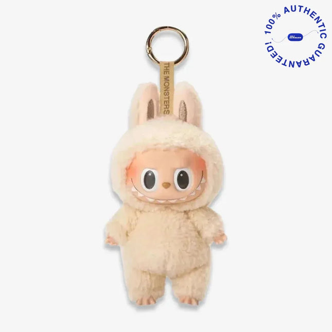 Pop Mart Labubu The Monsters Exciting Macaron 'Soymilk' Vinyl Face Plush Pendant | SOLE SERIOUSS [1]
