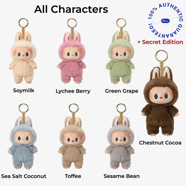 Pop Mart Labubu The Monsters Exciting Macaron Vinyl Face Plush Pendant (Complete Standard Set of 6 Characters + Secret Edition) | SOLE SERIOUSS [1]