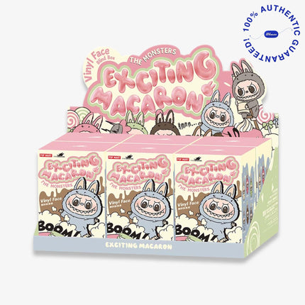 Pop Mart Labubu The Monsters Exciting Macaron Vinyl Face Plush Pendant (Sealed Case of 6 Blind Boxes) | SOLE SERIOUSS [1]