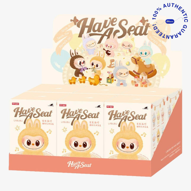 Pop Mart Labubu The Monsters Have a Seat Vinyl Face Plush Pendant (Sealed Case of 6 Blind Boxes) | SOLE SERIOUSS [1]