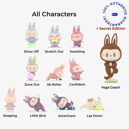 Pop Mart Labubu The Monsters Lazy Yoga Series Vinyl Figure (Sealed Case of 10 Blind Boxes) | SOLE SERIOUSS [4]
