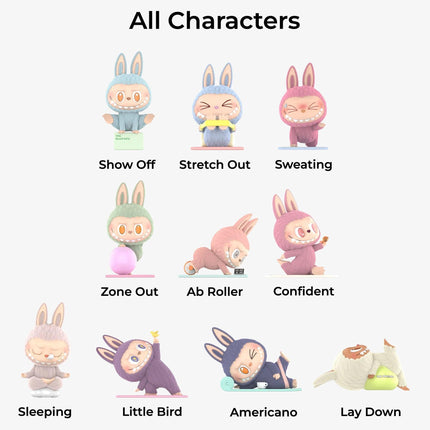 Pop Mart Labubu The Monsters Lazy Yoga Series Vinyl Figure (Sealed Case of 10 Blind Boxes) | SOLE SERIOUSS [3]