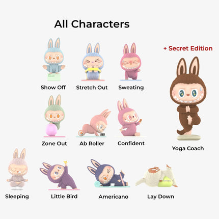 Pop Mart Labubu The Monsters Lazy Yoga Series Vinyl Figure (Sealed Case of 10 Blind Boxes) | SOLE SERIOUSS [4]