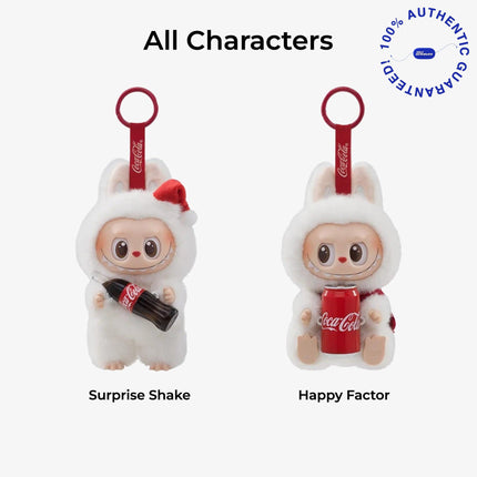 Pop Mart Labubu The Monsters x Coca-Cola Vinyl Face Plush Pendant (Complete Standard Set of 2 Characters) | SOLE SERIOUSS [1]