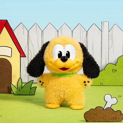 Pop Mart x Disney Mickey Family Cute Together 'Pluto' Vinyl Face Plush Keychain | SOLE SERIOUSS [3]