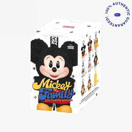 Pop Mart x Disney Mickey Family Cute Together Series Vinyl Face Plush Keychain | SOLE SERIOUSS [13]