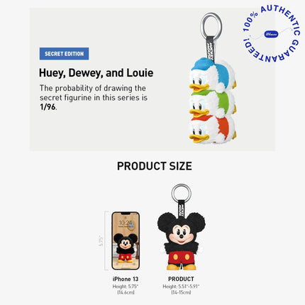 Pop Mart x Disney Mickey Family Cute Together Vinyl Face Plush Keychain (Complete Standard Set of 8 Characters) | SOLE SERIOUSS [3]