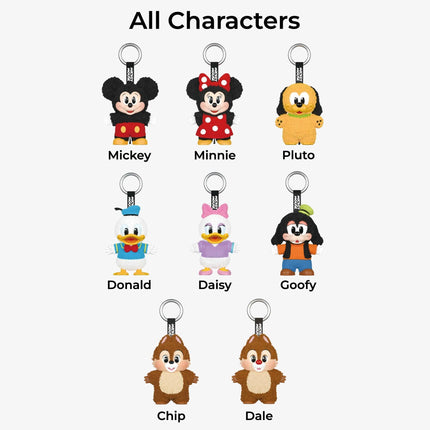 Pop Mart x Disney Mickey Family Cute Together Vinyl Face Plush Keychain (Complete Standard Set of 8 Characters + Secret Edition) | SOLE SERIOUSS [2]