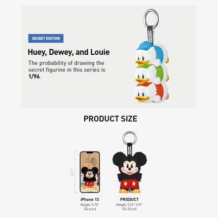 Pop Mart x Disney Mickey Family Cute Together Vinyl Face Plush Keychain (Complete Standard Set of 8 Characters + Secret Edition) | SOLE SERIOUSS [3]