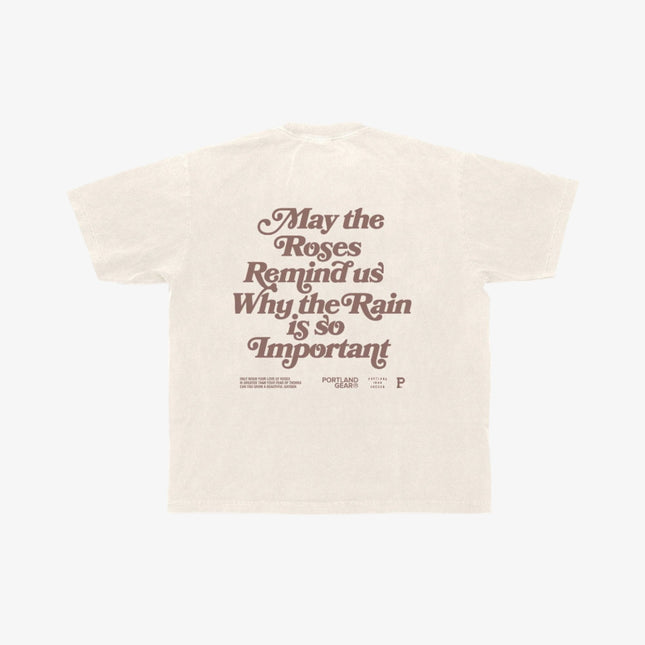 Portland Gear 'All-American Slogan' Tee Creme - SOLE SERIOUSS (1)