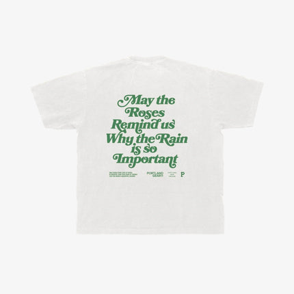Portland Gear 'All-American' Slogan Tee White / Green | SOLE SERIOUSS [1]