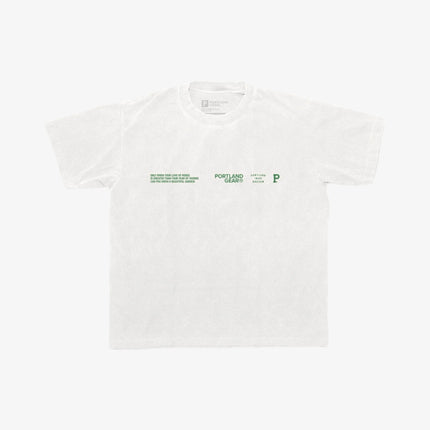 Portland Gear 'All-American' Slogan Tee White / Green | SOLE SERIOUSS [2]
