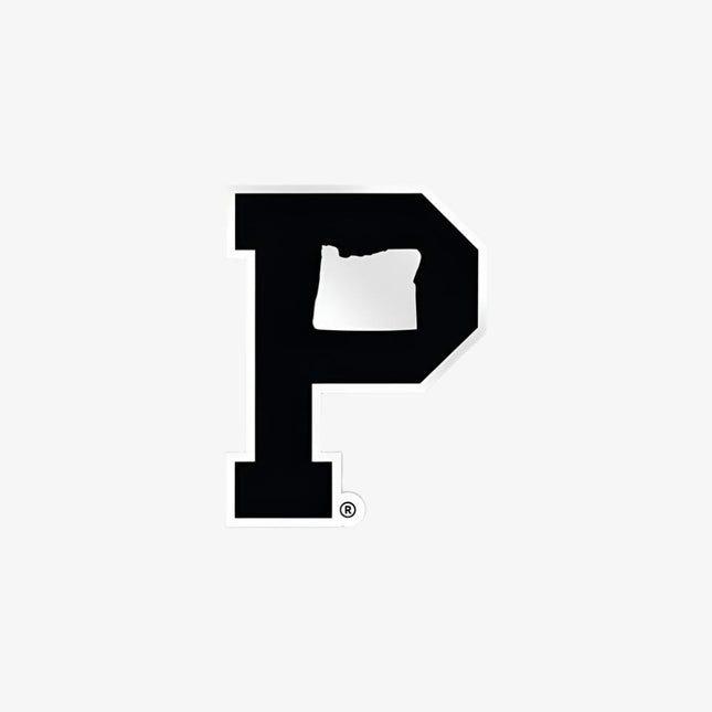 Portland Gear 'P' Sticker Black - SOLE SERIOUSS (1)