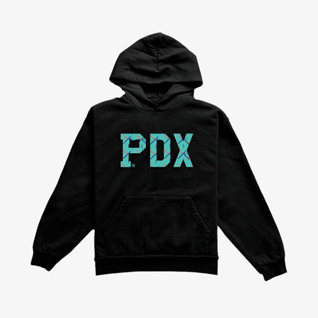 Portland Gear 'PDX' Sueded Carpet Hoodie Black - SOLE SERIOUSS (1)