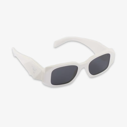 Prada Symbole Sunglasses White (Slate Grey Lenses) | SOLE SERIOUSS [1]