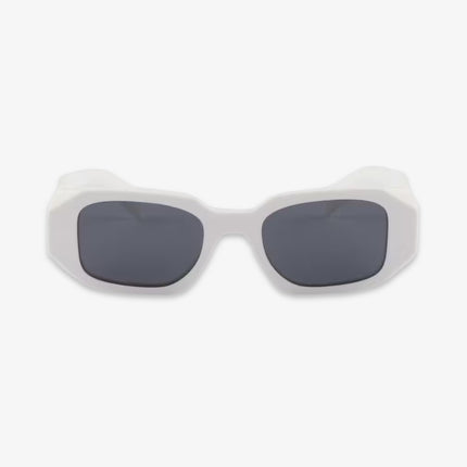 Prada Symbole Sunglasses White (Slate Grey Lenses) | SOLE SERIOUSS [2]