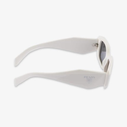 Prada Symbole Sunglasses White (Slate Grey Lenses) | SOLE SERIOUSS [3]