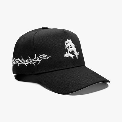 Prestige Collection “A” Thorns Snapback Hat Black | SOLE SERIOUSS [1]