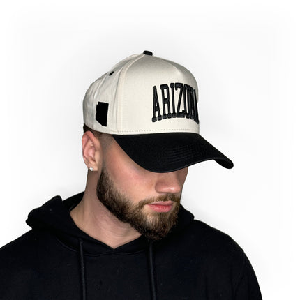 Prestige Collection Arizona Snapback Hat Off White | SOLE SERIOUSS [2]