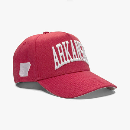 Prestige Collection Arkansas Snapback Hat Cardinal Red | SOLE SERIOUSS [1]